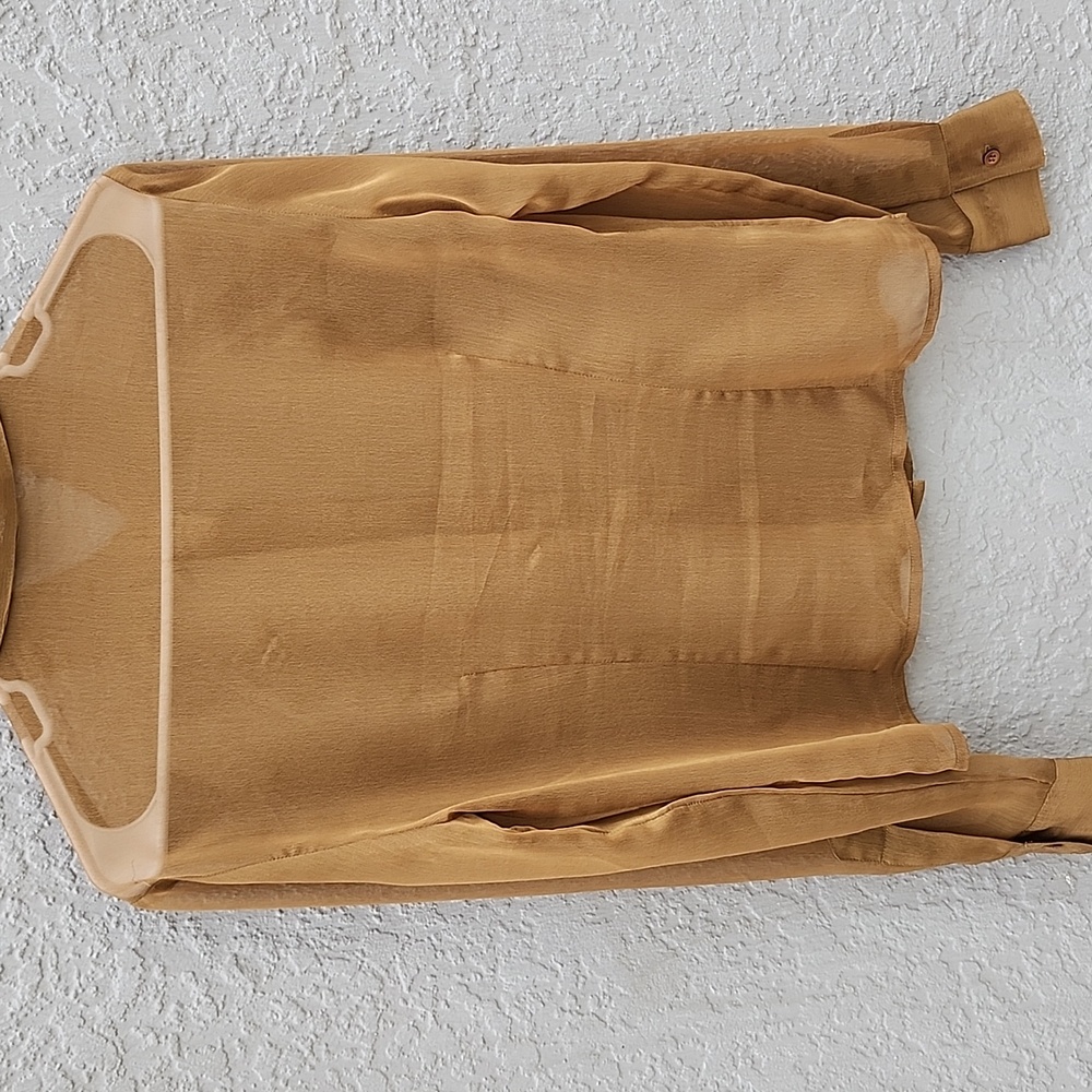 Max Studio Linen Button-Down Blouse - image 6